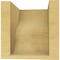 Ekena Millwork 6"W x 6"D x 6"H Wide Greensboro Rough Cedar Woodgrain TimberThane Corbel, Primed Tan CORUR06X06X06GRNRCPR - alternate 5